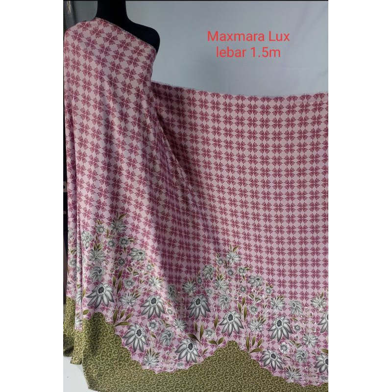 Kain Maxmara Motif Amarilis harga per setengah meter