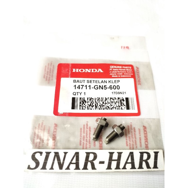 BAUT/ MUR STELAN  PLATUK KLEP  GN5 HONDA ORIGINAL GREND ASTREA PRIMA REVO SUPRA X 125  BEAT KARBU  FI SCOOPY FI VARIO 110 -125-150  SEGALA MOTOR BEBEK METIK COCOK