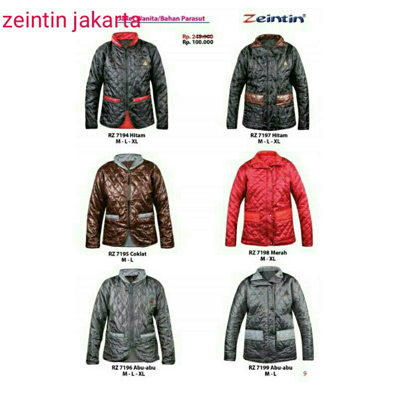 zeintin jaket wanita
