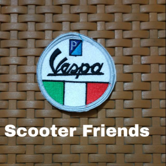 Patch Bordir Vespa Italiy