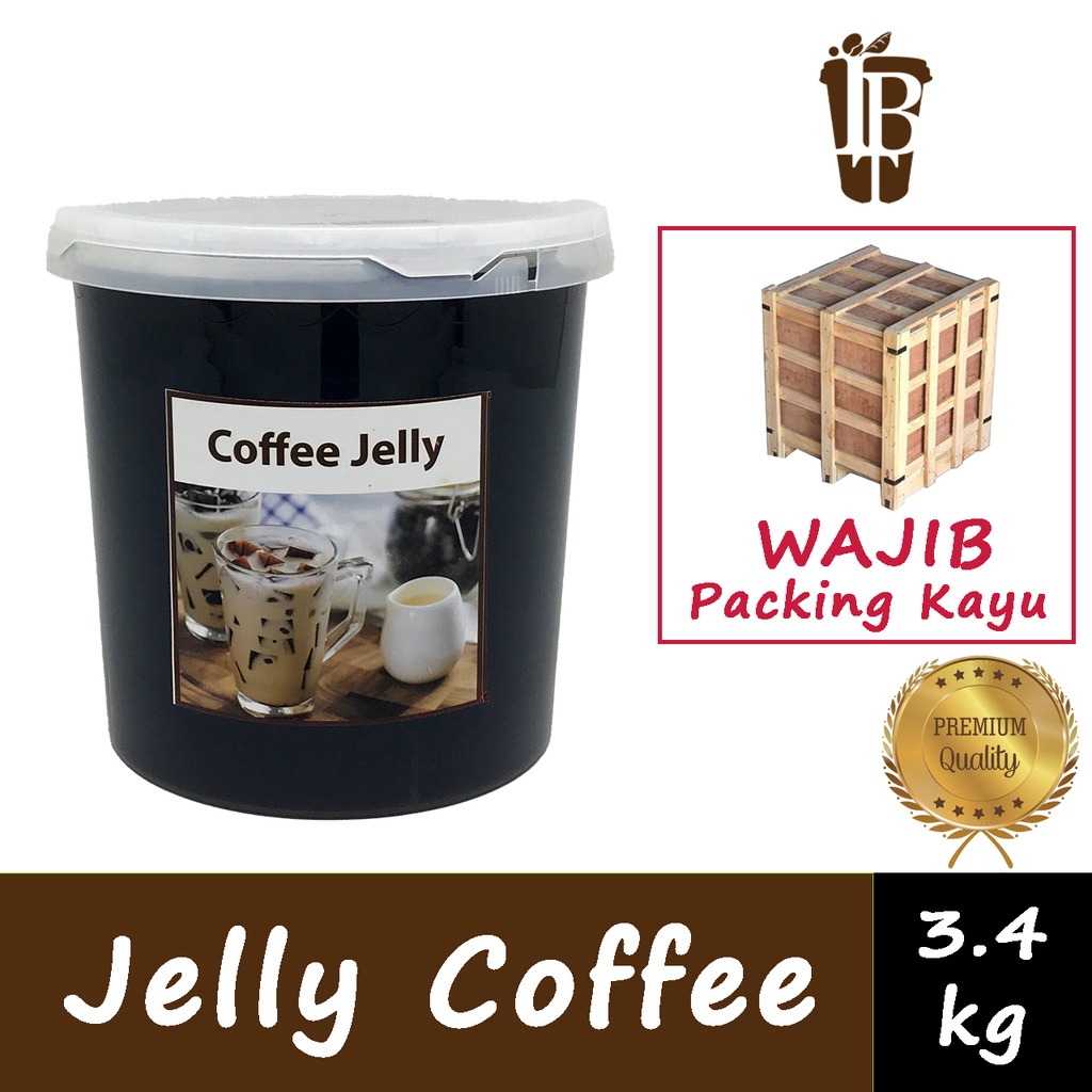 Coffee Jelly Konyaku Topping Minuman Kopi Susu Impor Taiwan