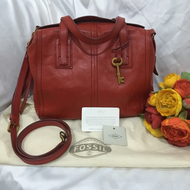 Preloved Fossil/ Fossil emma satchel