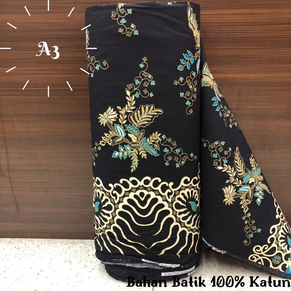 [A3] KAIN BATIK KATUN METERAN/ KAIN BATIK SERAGAM/ BATIK INDONESIA/ KAIN BATIK CAP/ KAIN BATIK KATUN