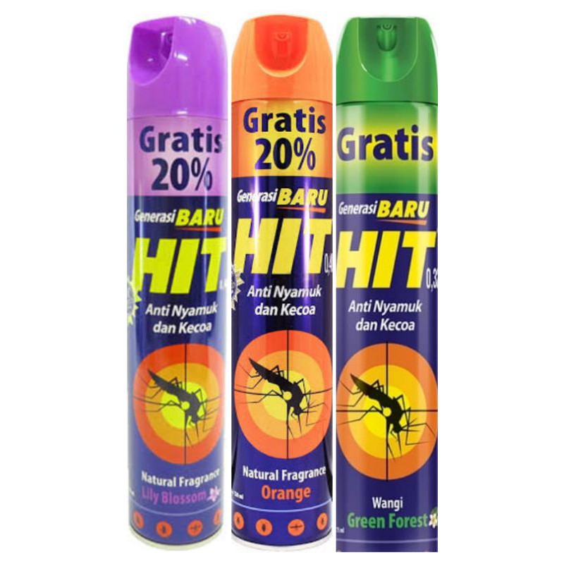 Hit Spray Anti Nyamuk 600ml ORIGINAL-BPOM