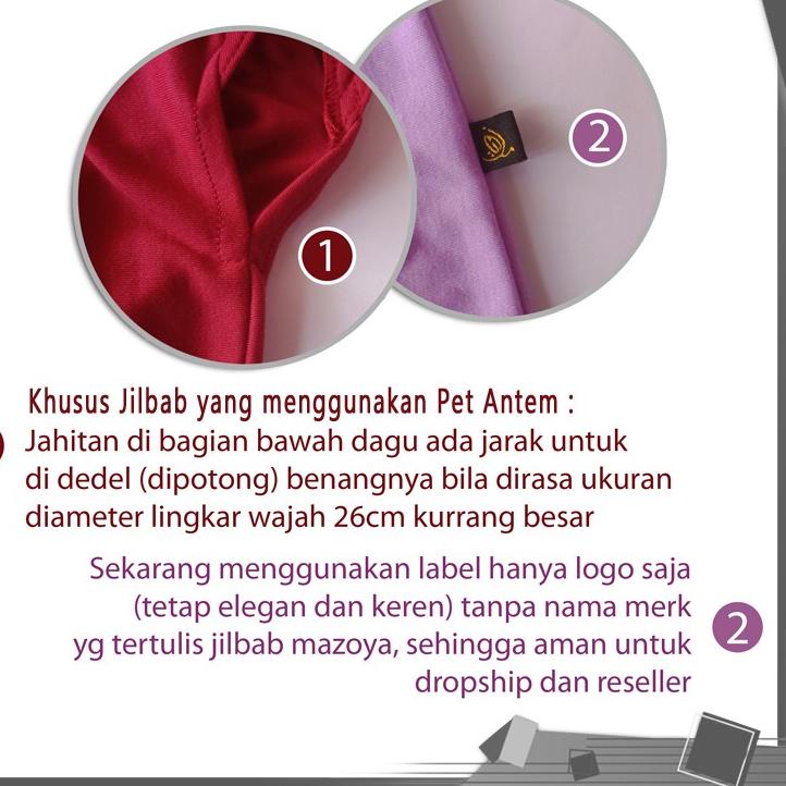↛ HIJAB KAOS MAZOYA Jilbab Instan Bahan Kaos Pet Antem Jumbo Bergo Syari Khimar Kerudung Instan ⇎