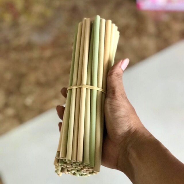 Sedotan Bambu Kecil (Diameter 0,3 - 0,8 cm) 1 kg isi 130