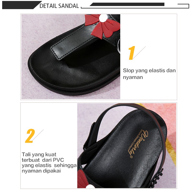 Sandal Wanita Tali Jelly Sendal Wanita Karet Tali Wonderly Sendal Tali Wanita l 2025-2