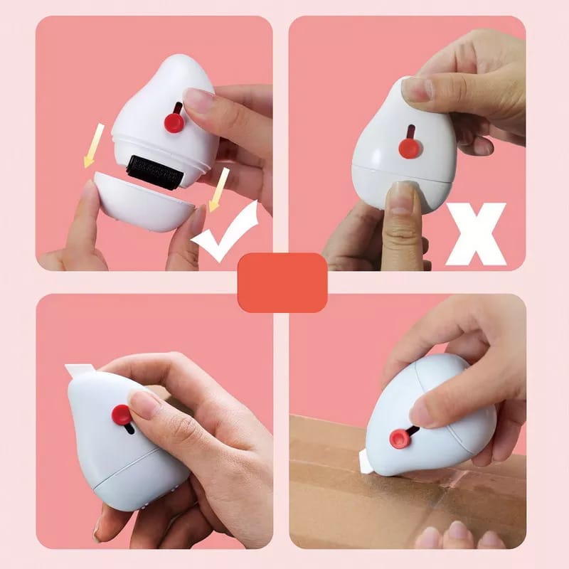 VS BG - STAMP ROLLER CUTTER 2IN1 / STEMPEL PELINDUNG IDENTITAS DIRI ALAMAT RESI PAKET