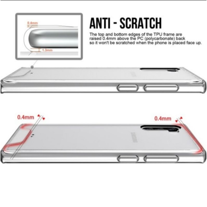 Samsung Note 10 Note 10 Plus Note 10 Lite premium clear case space Military