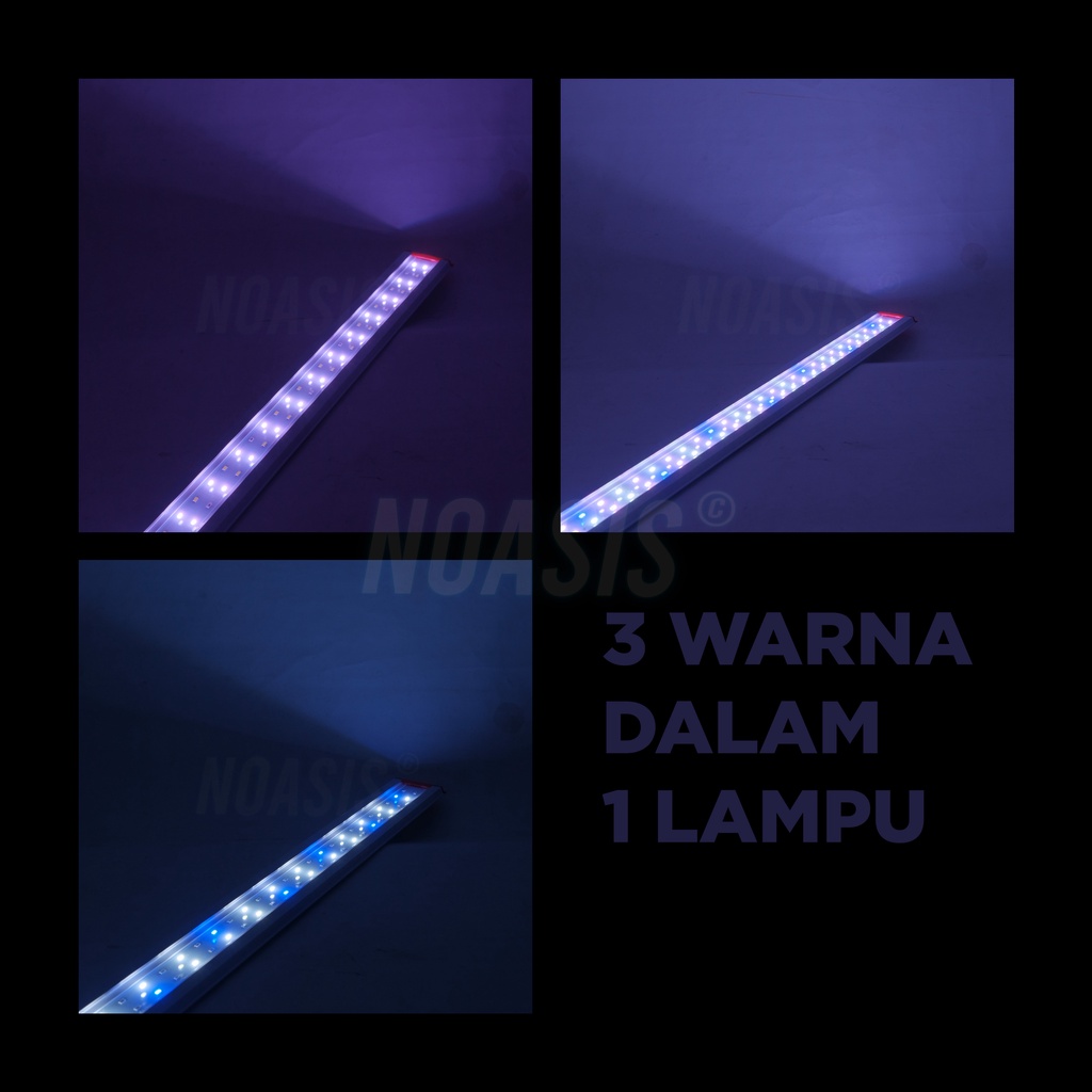 Lampu Led Aquarium Aquascape HIKARI HK - P 40 60 80 100 LED - 3 X Mode Low watt Daya Rendah AROWANA ARWANA