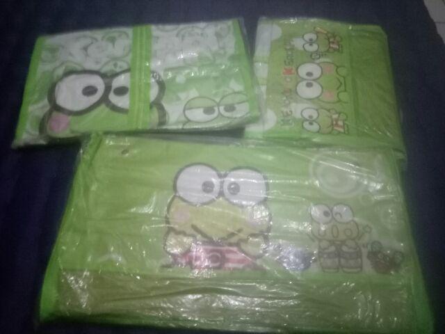 1 Set Rak Sepatu+rak Tas+rak Jilbab Gantung Karakter Full Resleting