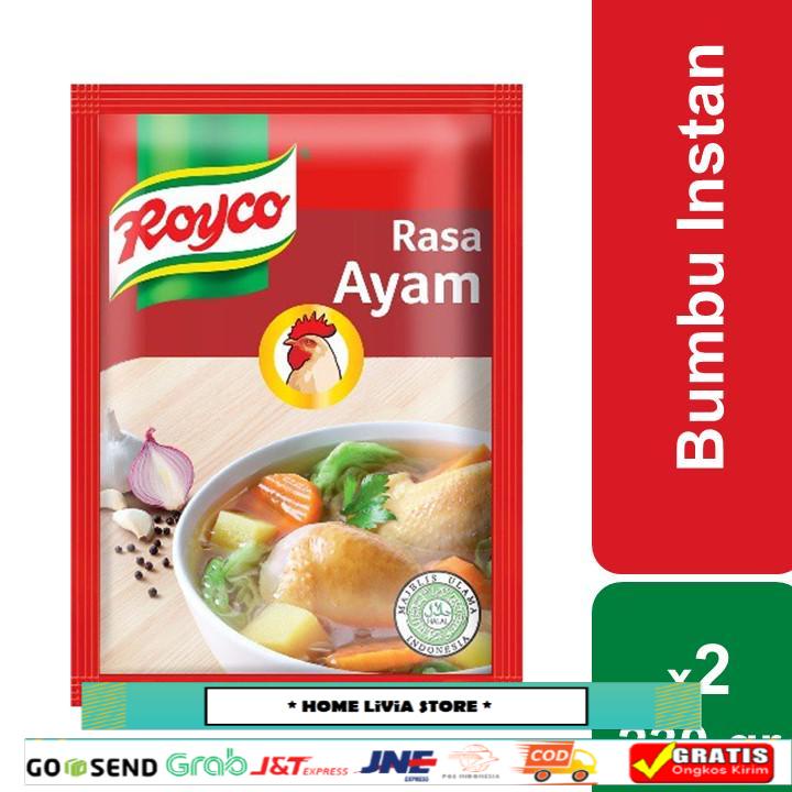 

Royco Bumbu Penyedap Makanan Rasa Kaldu Ayam 2 x 230 g