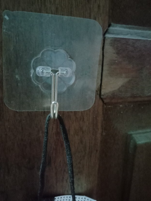 Hotp Gantungan Transparan Hook Hanger Baju Kamar Mandi Keramik Dapur