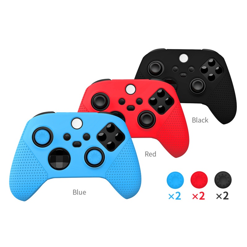 zzz Silicone Protective Case Anti-slip Handle Cover Shell Controller Skin For -Xbox Series X S Game Accessories