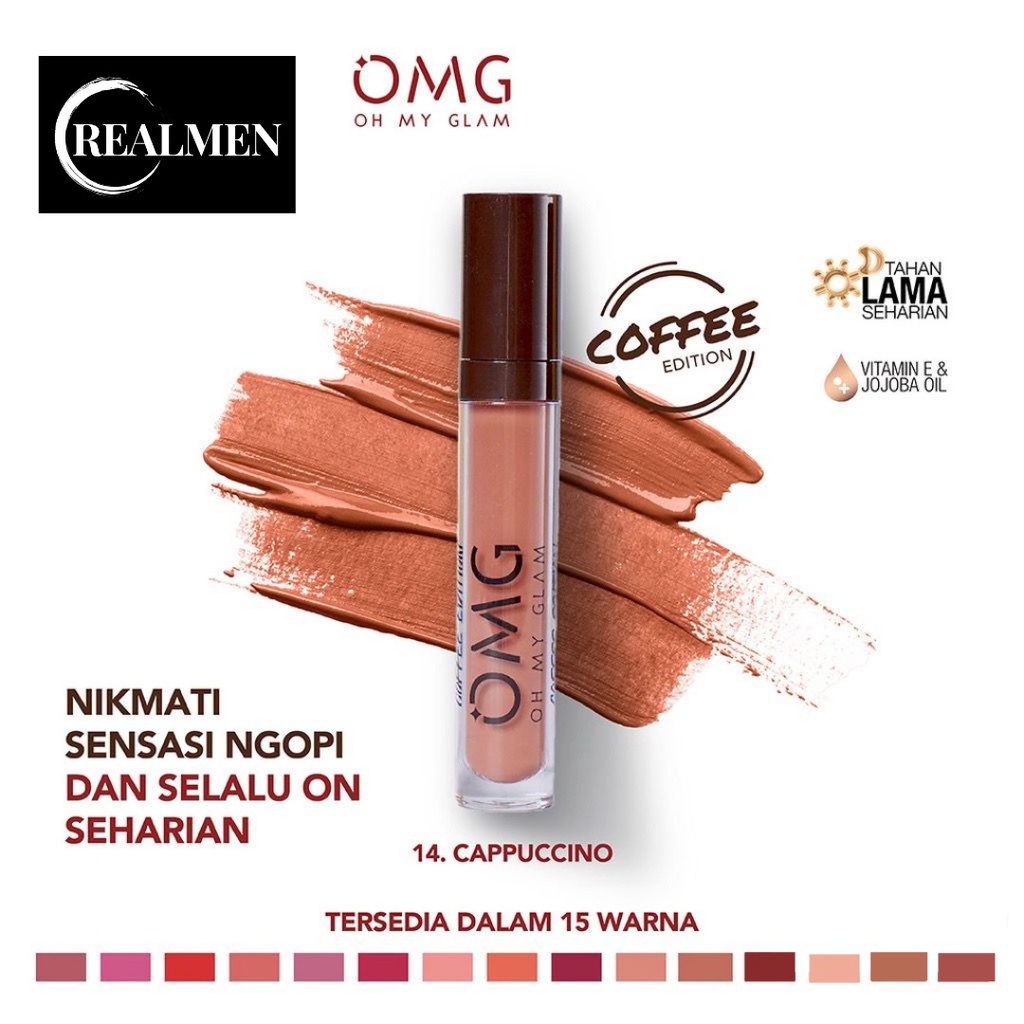 READY! OMG OH MY GLAM Matte Kis Lip Cream 3.5 gr