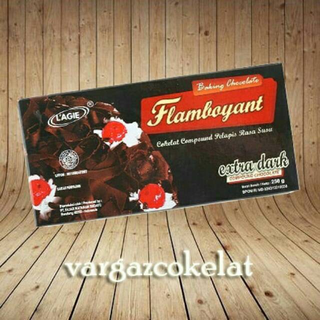 

Lagie Cokelat Flamboyant Baking Choco Extra Dark