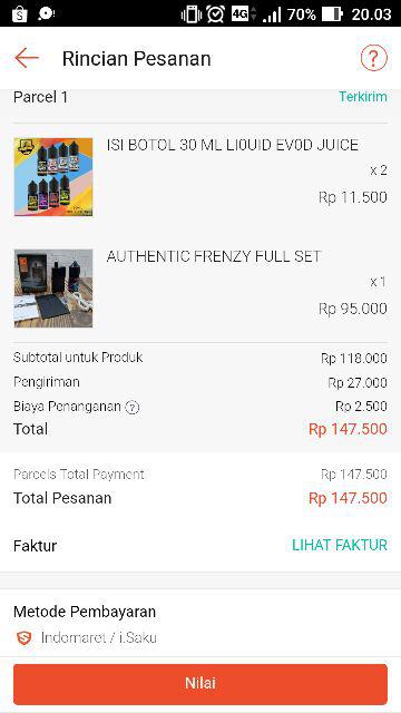 Isi Botol 30 Ml Li0uid Ev0d Juice