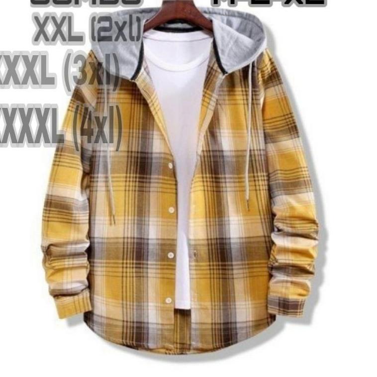 ✬Diskon✣➯ ZGP FLANNEL HOODIE ORIGINAL M-L-XL [PREMIUM QUALIY] BIG SIZE XXL XXXL XXXXL #HRZ 41 ➯