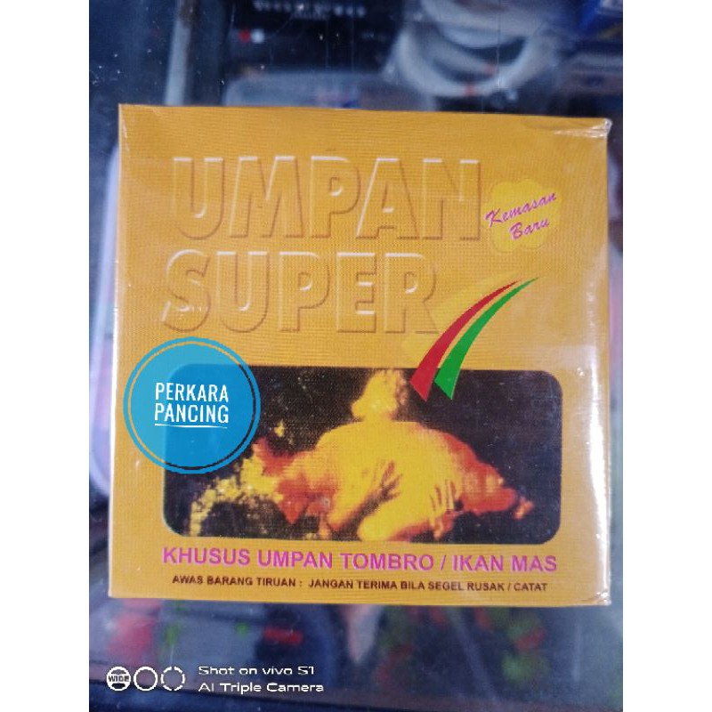 Umpan Ikan Mas Super Tombro