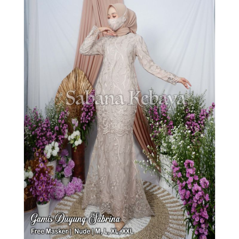 Gamis Tulle  Tingkat tulle Dress Pesta  Gamis Tingkat Mutiara