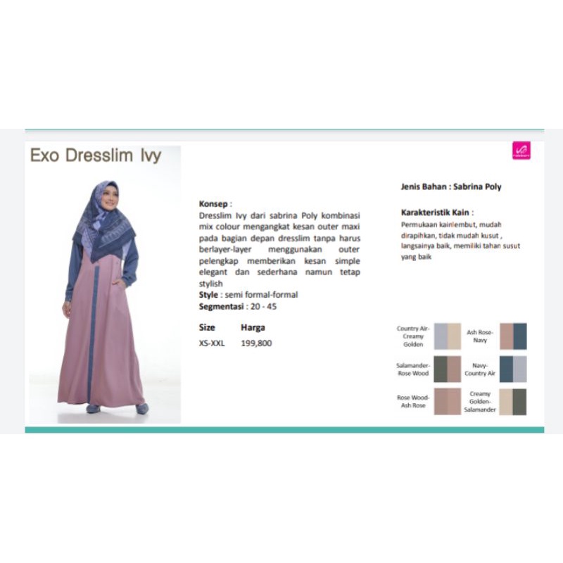 RABBANI Dresslim Exo Ivy