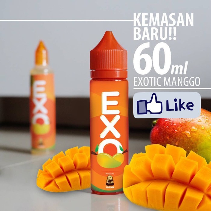 E Juice Liquid Vape Exo Mango Rasa Mangga Harum Manis Shopee Indonesia