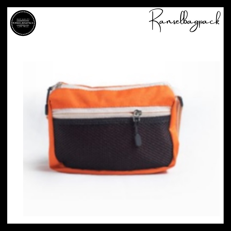 Tas Waistbag - Tas Selempang Travel Remaja Dewasa Pinggang Bahu Dada Model Korea Fashion Terkini Stylish Backpack Terbaru Murah Simple Outift Casual Elegan Premium  Import Lokal Original Unisex Pria Wanita Cewek Cowok