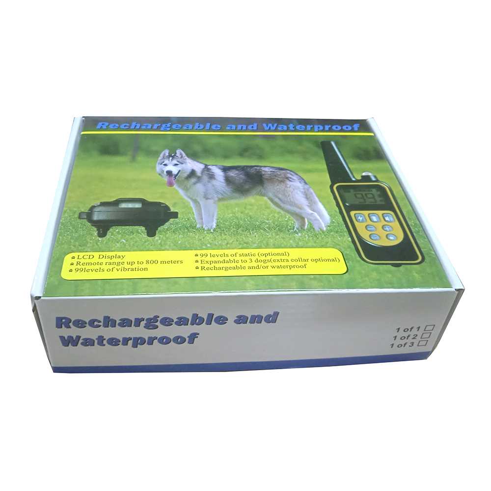 Pet Dog Training Shock Collar Stop Barking Device 1000 Meter Remote Alat Latihan Anjing