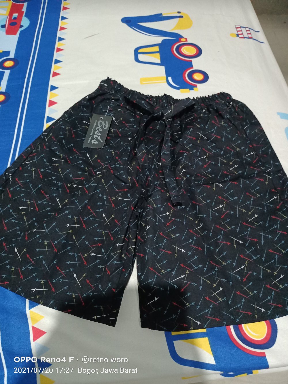 Celana Pendek Hotpants Dewasa Wanita Bahan Katun Streach Motif Santai Murah