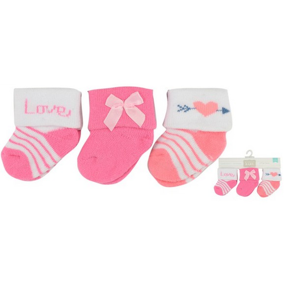 Baby Terry Socks with Non-Skid 3pk Kaos Kaki Model Sepatu Anak Bayi Balita Toddler Shoes Lucu Cute