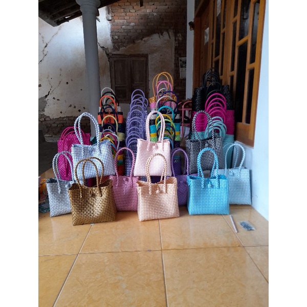 Tas anyaman jali premium uk S