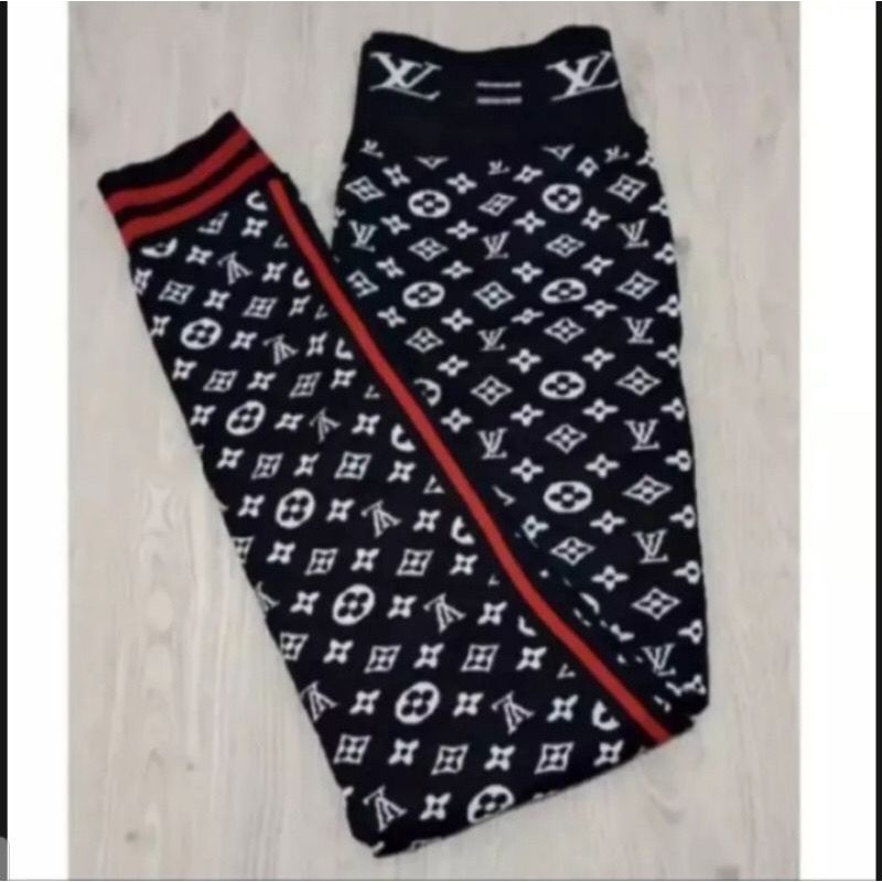 LEGGING IMPORT MOTIF LV / LEGING RAJUT / LEGGING LV