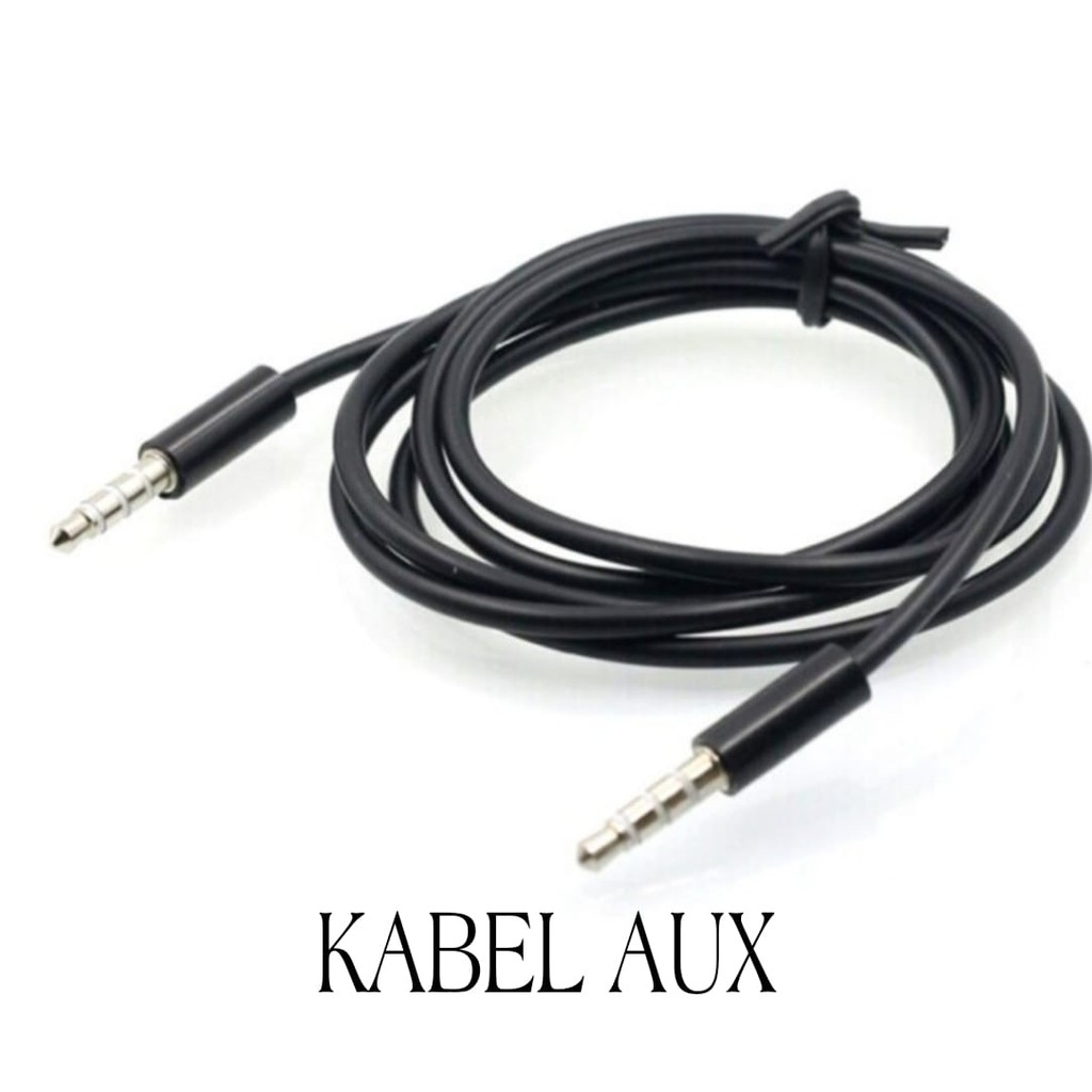 KABEL AUX AUDIO JACK PANJANG 1 Meter
