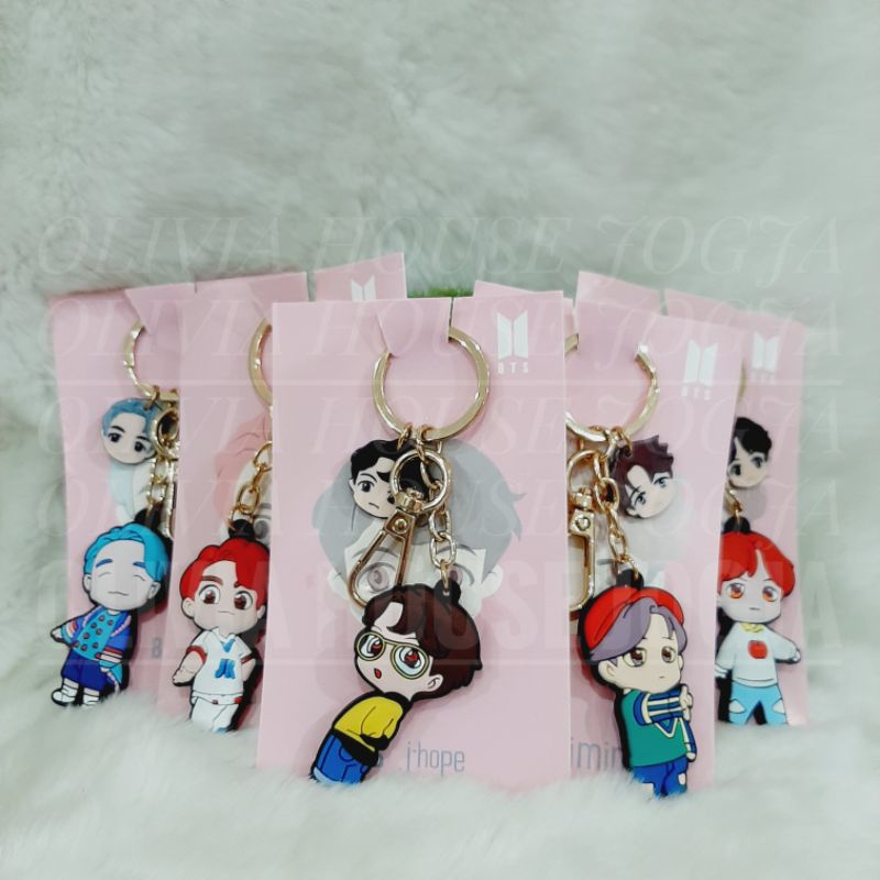 Gantungan Kunci Jhope Karet Gantungan Kunci Jungkook Karet  Gantungan Kunci Jimin Karet Gantungan Ku
