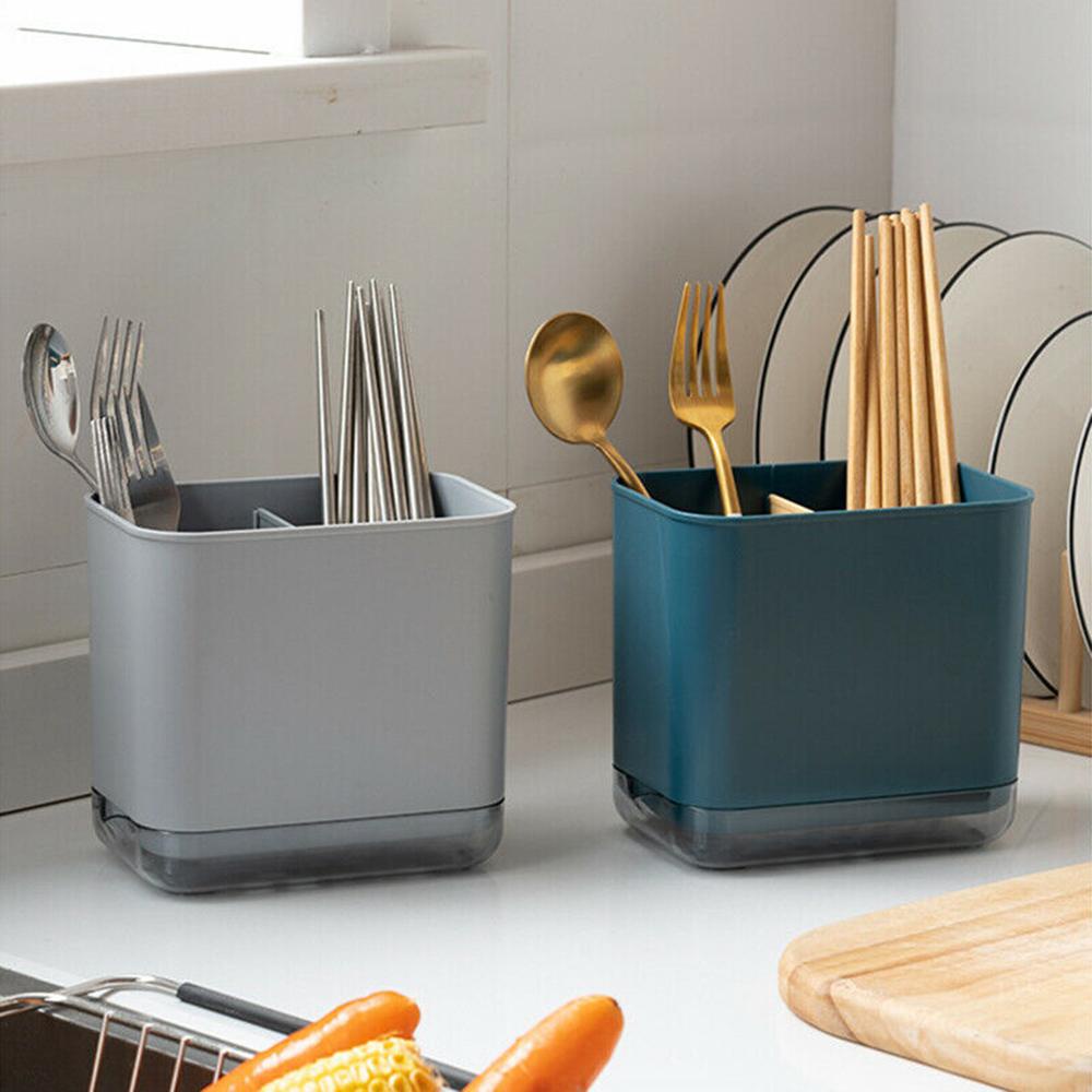 Preva Tempat Penyimpanan Sumpit Sumpit Rumah Tangga Removable Spoon Storage Organizer