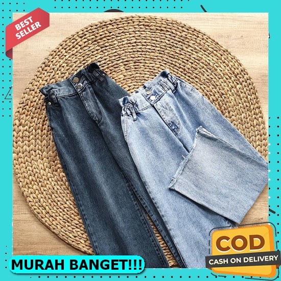 Celana Kulot Jeans Wanita Sobek Kulit Hitam Kulot Putih Kulot Mocca Sobek Ripped Jins Denim Highwais