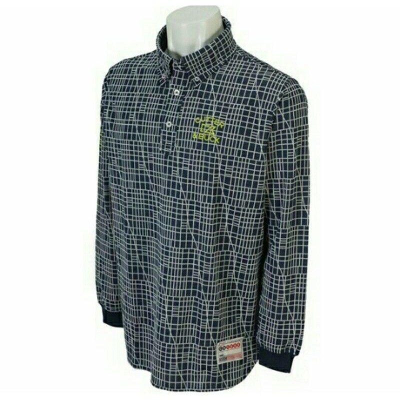 POLO SHIRT GOLF CUTTER BUCK PRIA KAOS OLAHRAGA GOLF LENGAN PANJANG