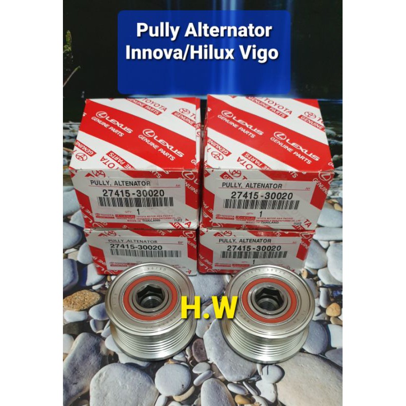 PULLY ALTERNATOR TOYOTA INNOVA HILUX FORTUNER ORIGINAL