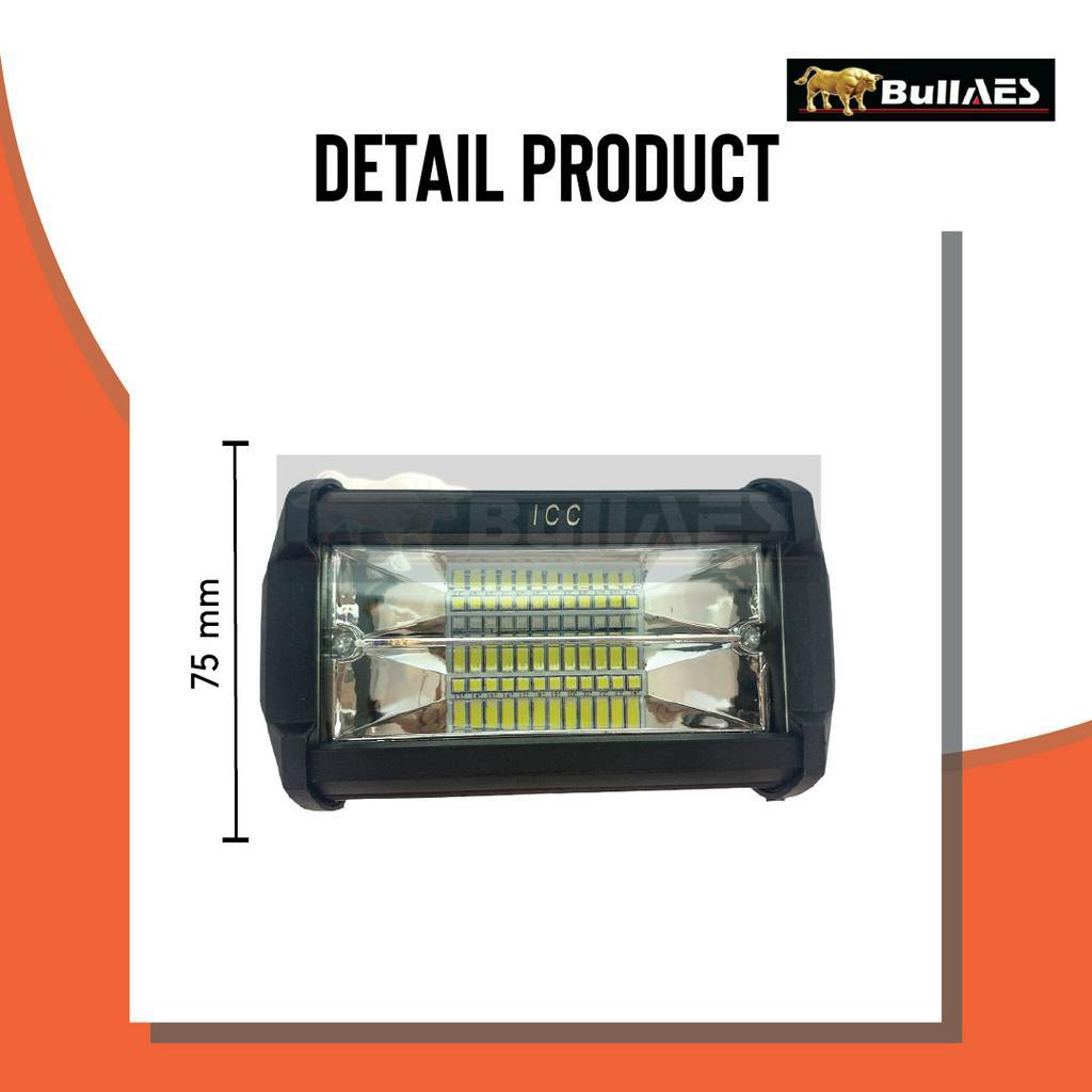 Lampu tembak 24 mata cob merk HJG 20 watt PUTIH KUNING AES-2204-AD