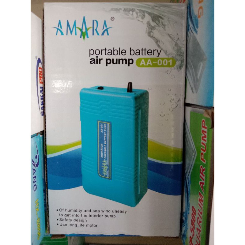 Air Pump aerator aquarium (mesin oksigen aquarium) tenaga baterai