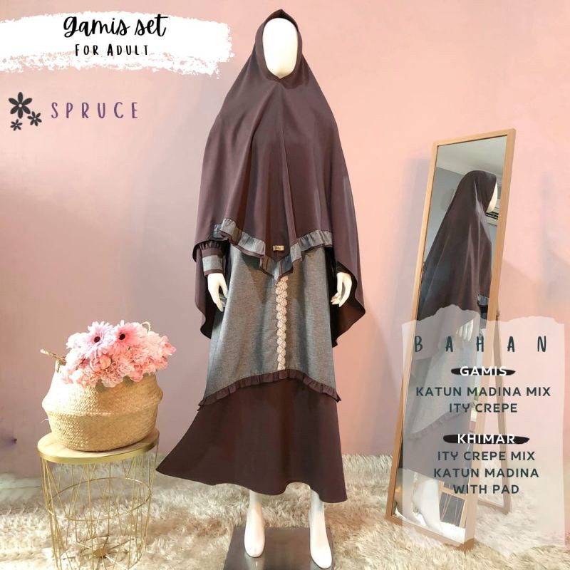 READY Gamis Set Family for adult by gerai mika(Tanyakan stok dl)