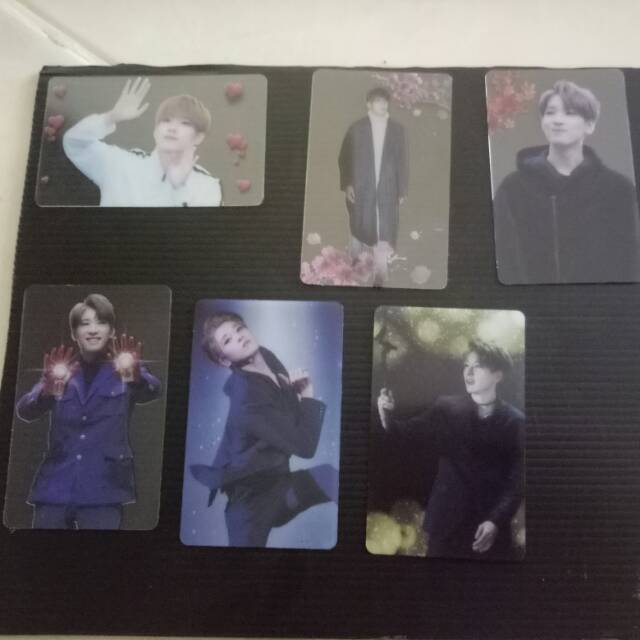 TRANSPARENT PHOTO CARD SET FANSITE WONWOO