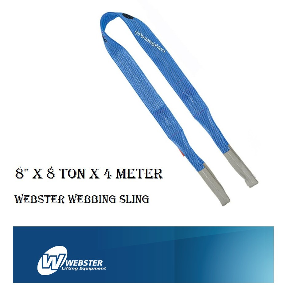 

Webster Webbing Sling 8" x 8 ton x 4 meter