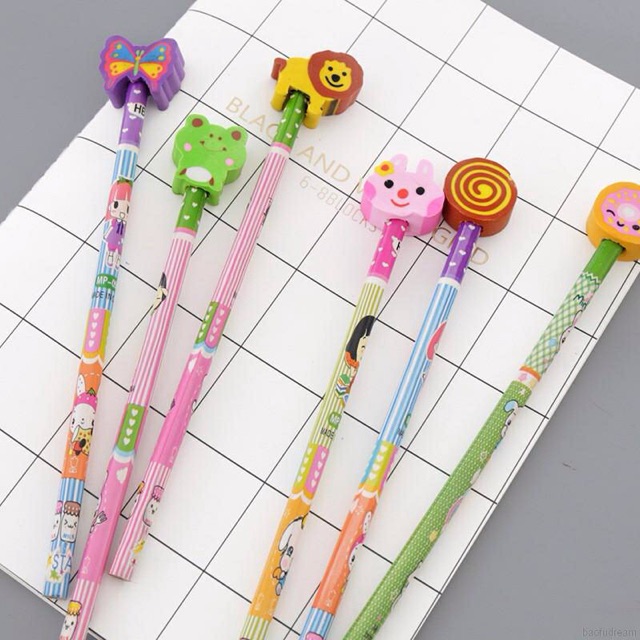 

Pensil plus penghapus - pencilplus eraser -pensil lucu import murah