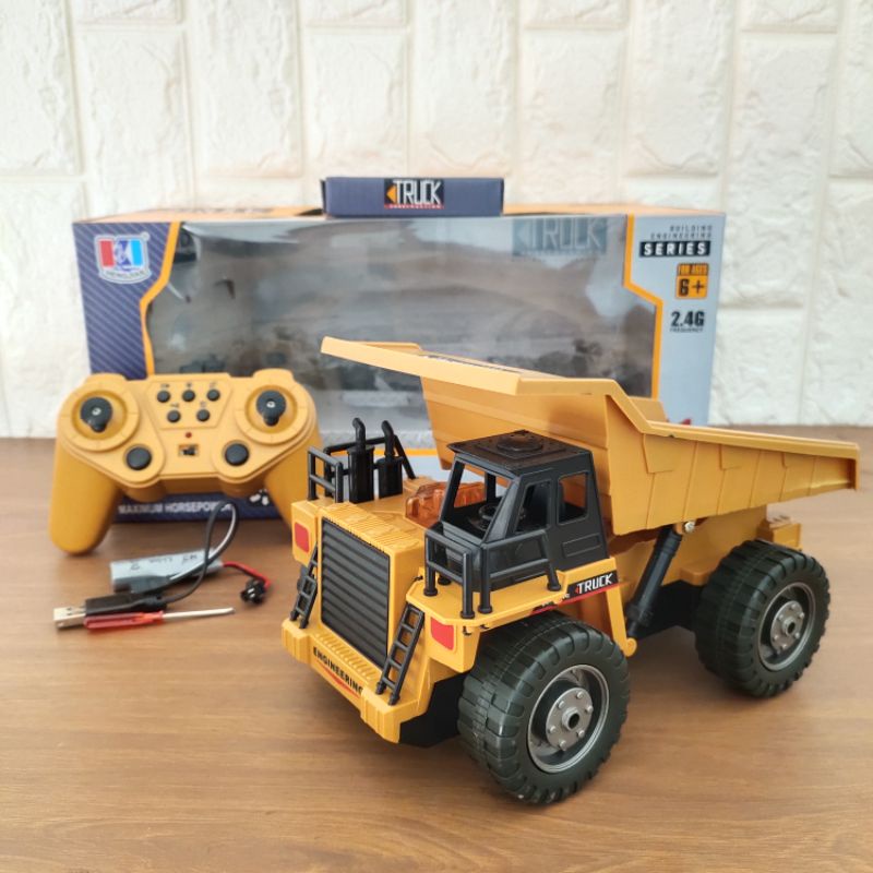 MOBIL BEKO  REMOT DUMP TRUK EXCAVATOR DAN ALAT BERAT MAINAN RC REMOTE CONTROL