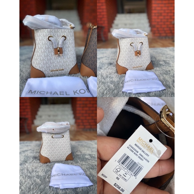 MK Mercer Gallery XS Bucket Bag Sign Vanilla / Acorn