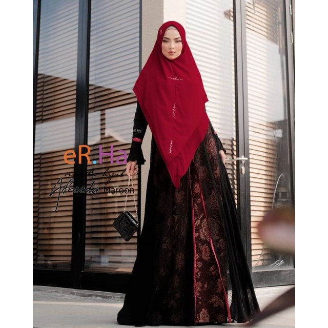 [ER.HA BY RINDITA HIJAB] GAMIS SYARI / DRESS SET " AFREEDA SERIES " BY ERHA