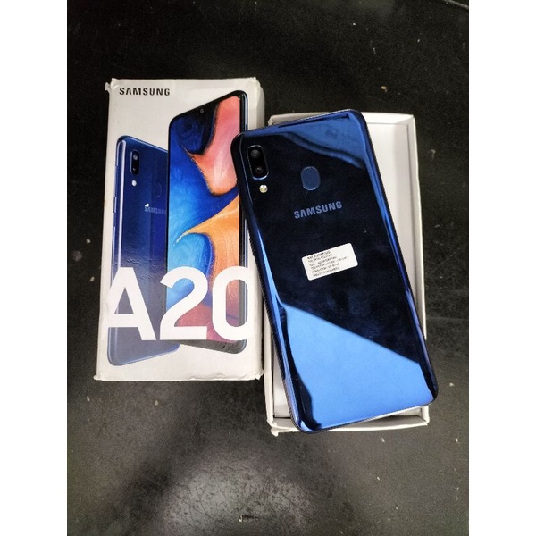 SAMSUNG A20 SEKEN 3/32GB FULLSET