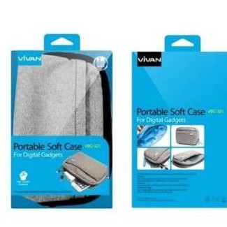 Vivan VBG-S01 Portable Soft Case for Digital Gadgets Gray Berkualitas