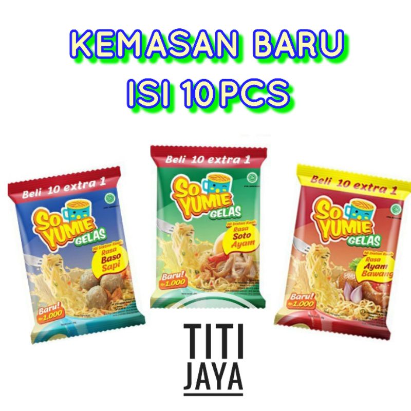 

SO YUMIE GELAS SOYUMIE SOTO BAKSO AYAM BAWANG GROSIR TERMURAH